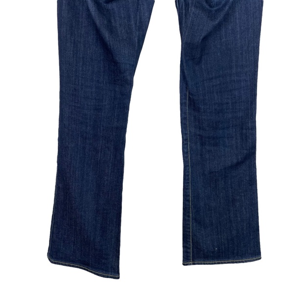 Kut From The Kloth Baby Bootcut Embroidered Dark Blue Denim Jeans 5-Pocket Nice - Picture 11 of 13